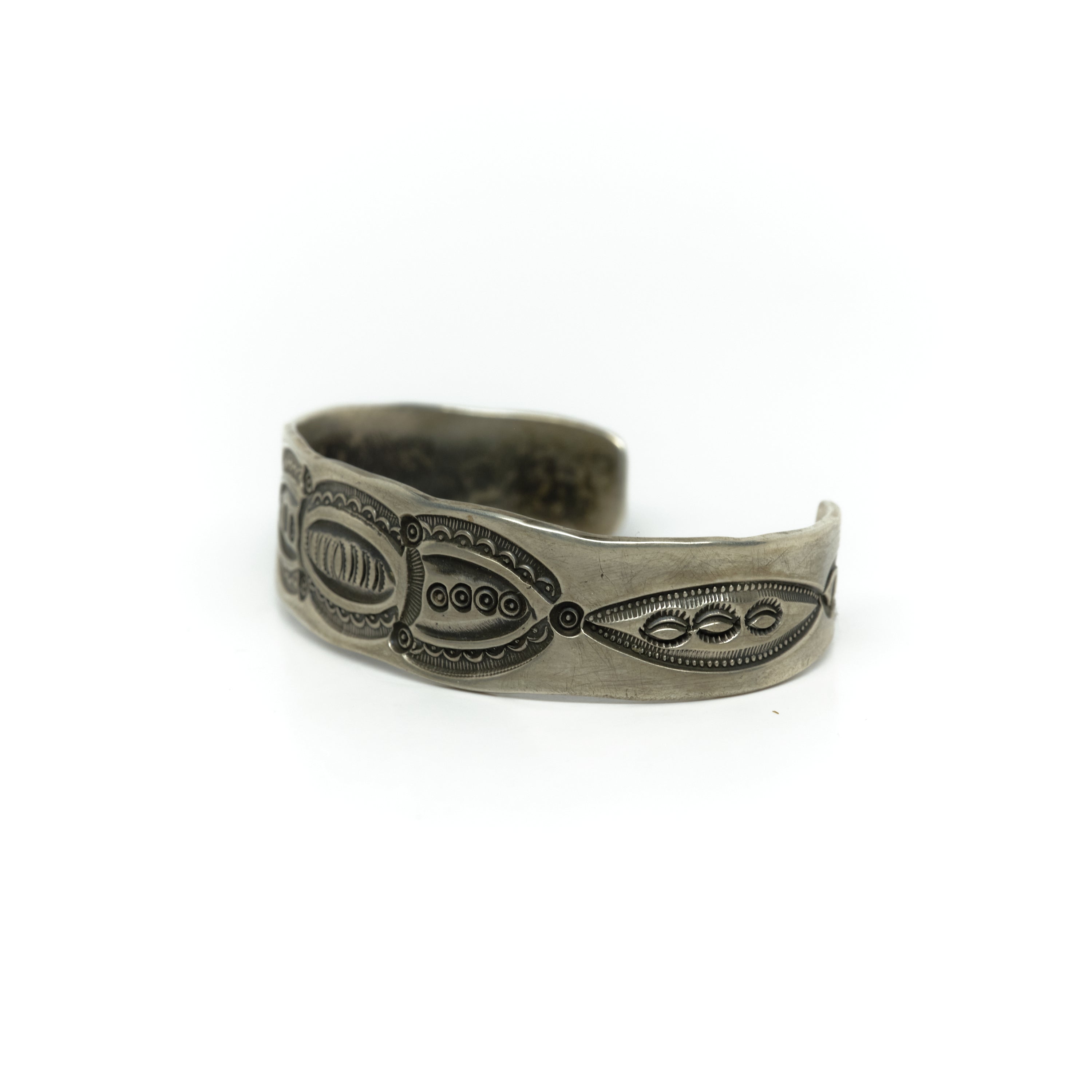 男女兼用 ブレスレット 1930s Navajo Ingot Stamped Rope Bracelet